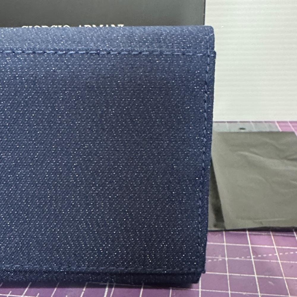 Georgio Armani Navy Evening Clutch - Picture 8 of 10
